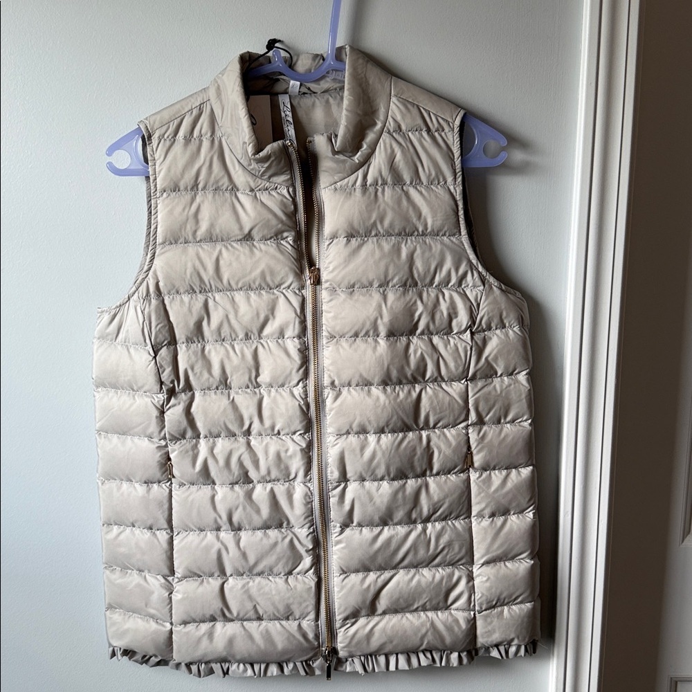 Lulu-B Light Beige Puffer Vest